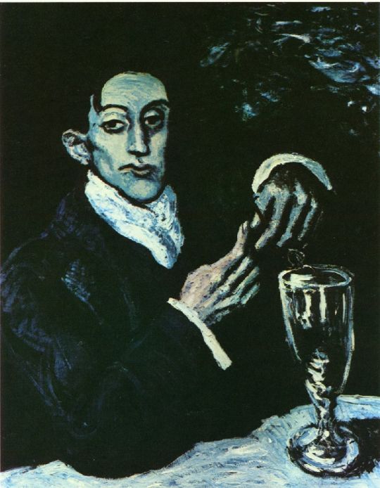 Голубой портрет Анхела Ф де Сото.