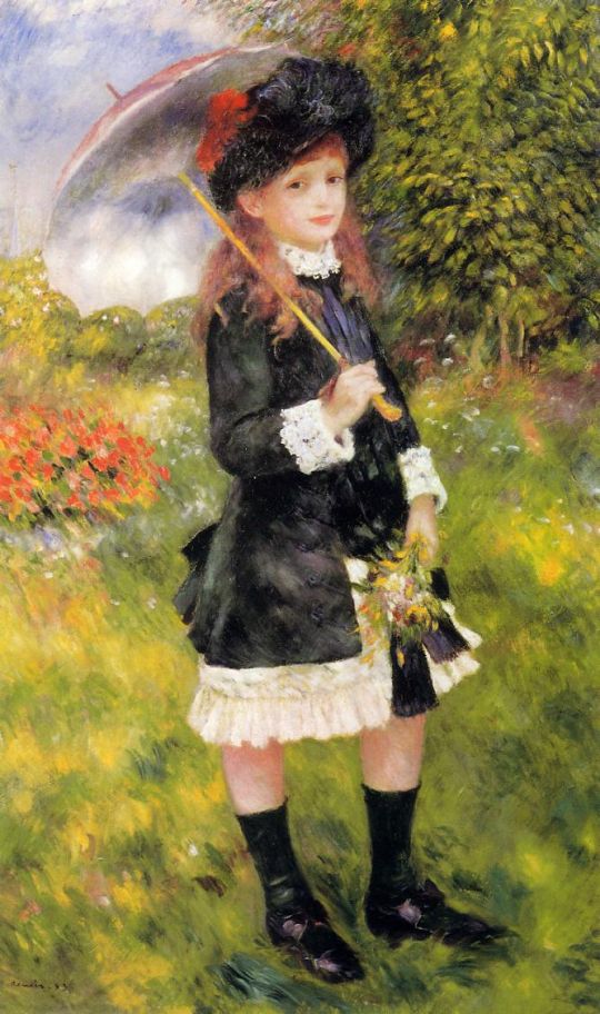 Девочка с зонтиком (также известная как Алина Нуньес)  