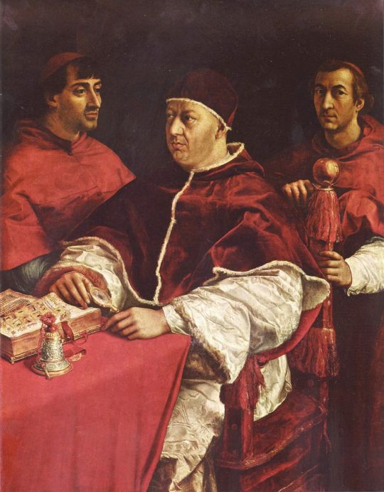 Портрет Льва Х с кардиналами Джулиано Медичи и Луиджи Росси