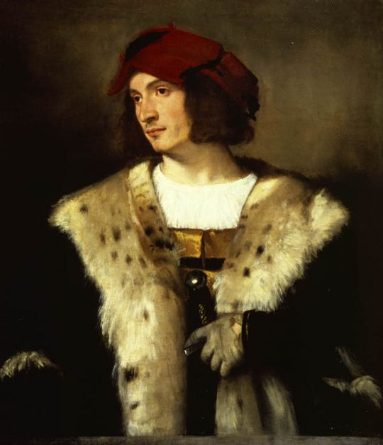 Портрет мужчины в красном колпаке 