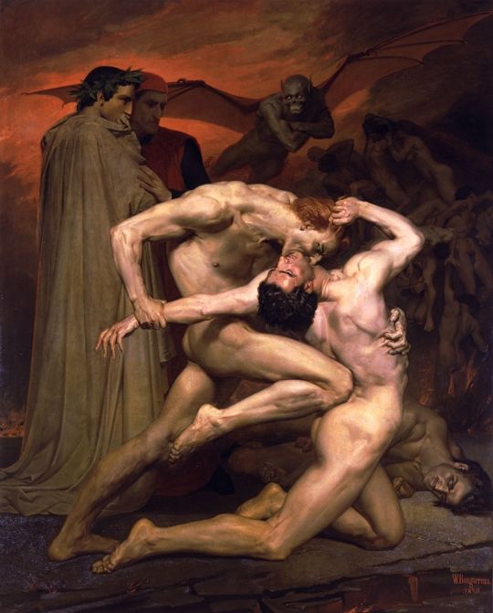 Данте и Вергилий в аду 