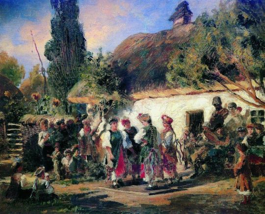 Праздник на Украине. Конец 1870-х - начало 1880-х