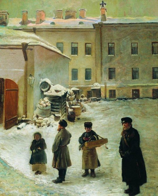 Петербургский дворик. Конец 1850-х