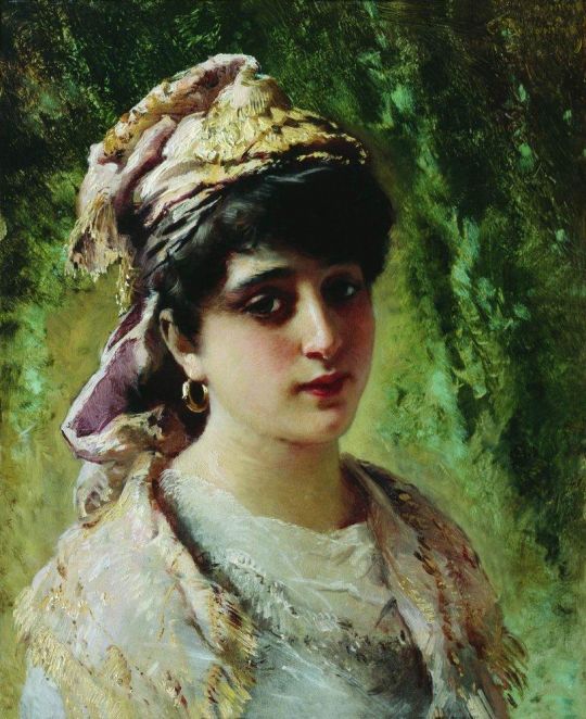 Женская головка. 1890-е