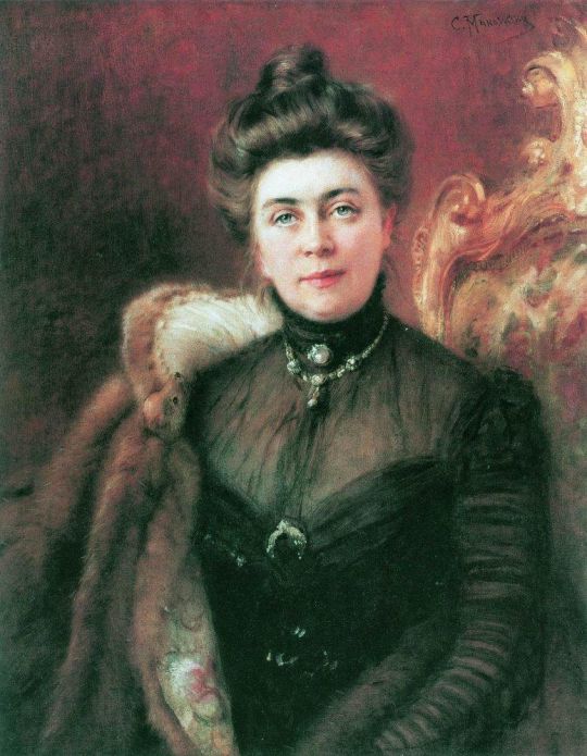 Портрет А.И.Сувориной. 1880-е