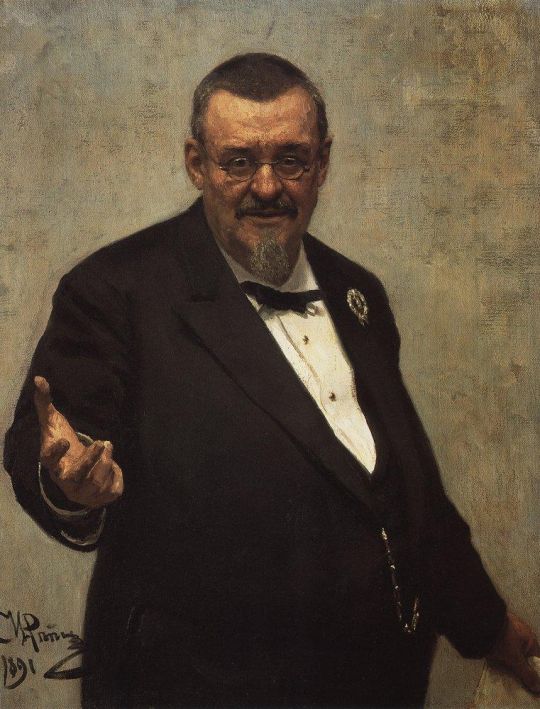 Портрет юриста В.Д.Спасовича. 1891