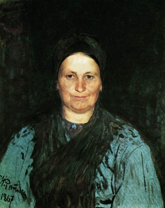 Портрет матери художника Т.С.Репиной. 1867