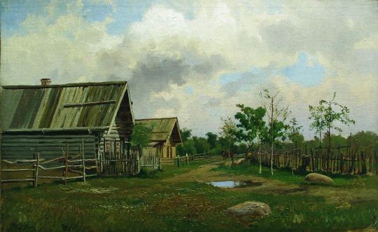 Деревенский пейзаж. 1870