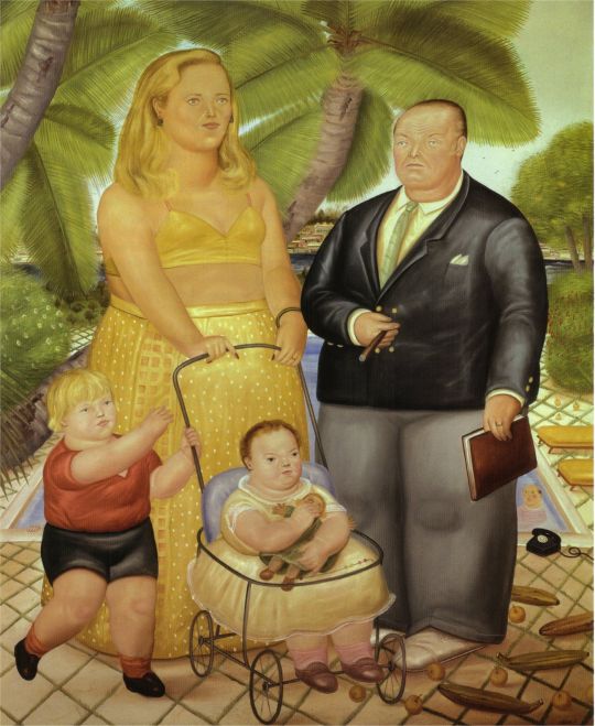 Фрэнк Ллойд и его семья на острове Парадиз