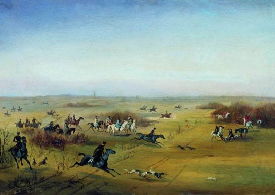 Охота в Ропше. 1857