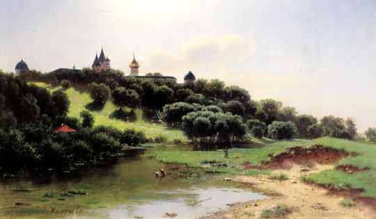 Саввино-Сторожевский монастырь под Звенигородом. 1860-е