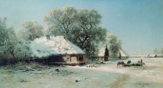 Зимний пейзаж. 1871