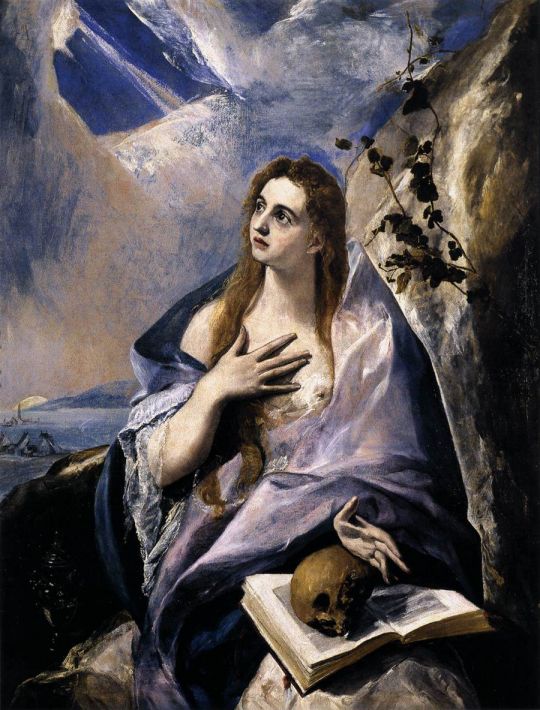 Кающаяся Св.Мария Магдалина (ок.1580) (Будапешт. Музей изобр. искусств)