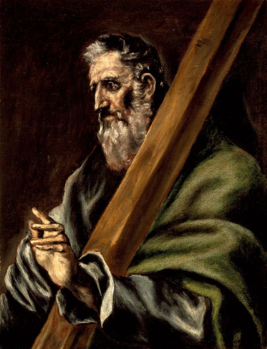 Св.Апостол Андрей (ок.1600) (71.12 x 54.6) (Лос-Анжелес, LACMA)