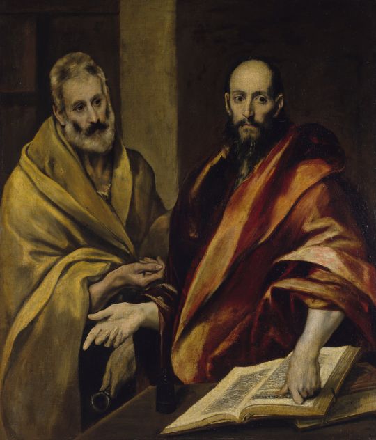 Свв.Апостолы Пётр и Павел (между 1587 и 1592) (С-Петербург, Эрмитаж)