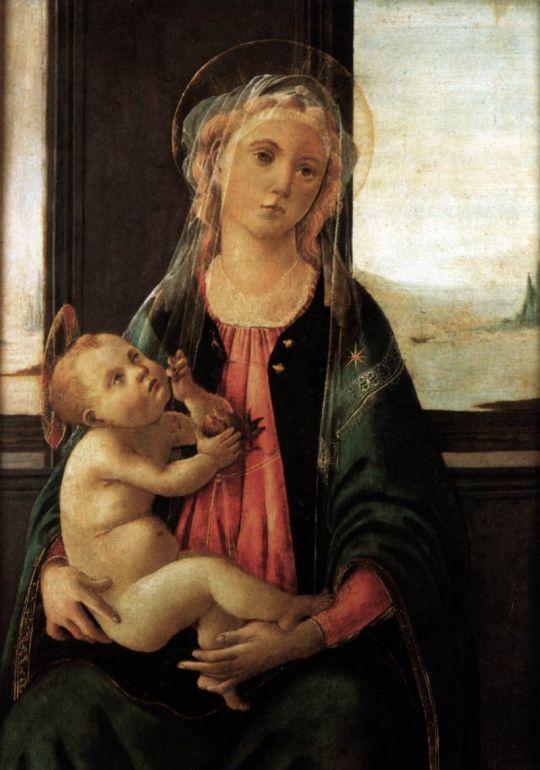 Мадонна с младенцем на фоне моря (ок.1477) (40 x 28) (Венеция, галерея Академии)