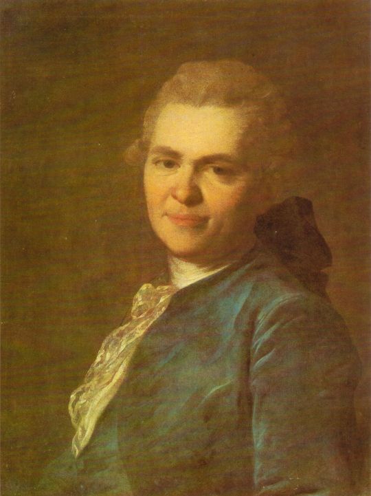Портрет неизвестного в синем кафтане. 1770-е