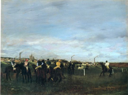 Перед скачками (1871-1872) (Вашингтон, Национальная галерея)