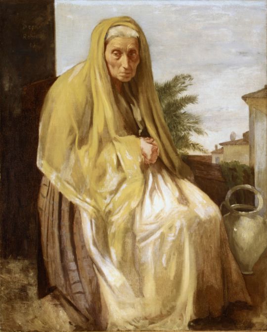 Старая итальянка (1857) (74.9 х 61) (Нью-Йорк, Метрополитен)