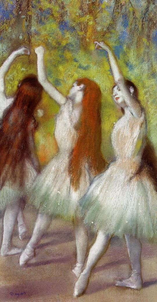 Танцовщицы в зелёном (ок.1878) (частная коллекция)