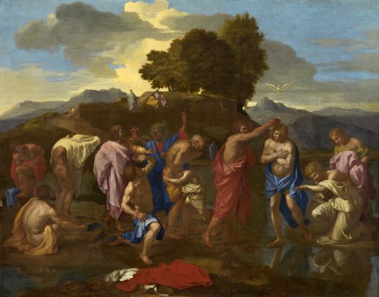 Крещение Христово (1641-1642) (95.5 х 121) (Вашингтон, Нац. галерея).