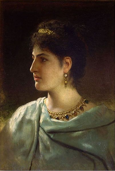 Портрет римлянки. 1890