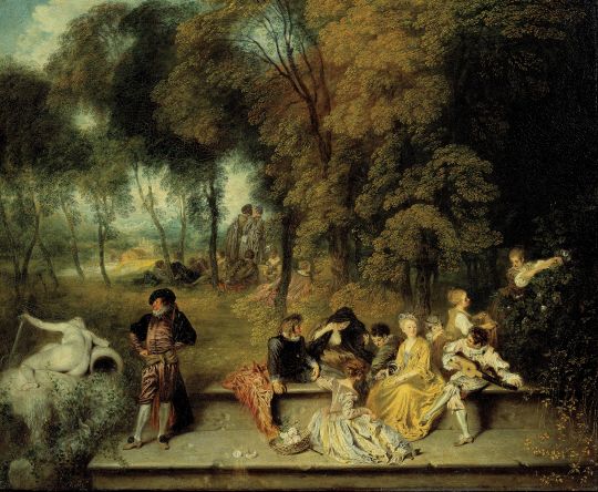 Радости любви (1718-1719) (60 х 75) (Дрезденская галерея).