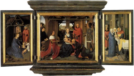Триптих Яна Флорейнса (открыт) (1479) (Брюгге, Гос.музей)