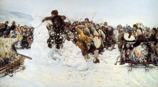 «Взятие снежного городка», В.Суриков