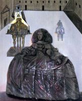 Инфанта Маргарита, появляющаяся на силуэтах некоторых кавалеров во внутреннем дворе Эскориала