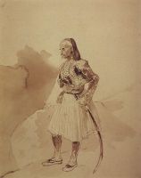 Портрет греческого инсургента Теодора Колокотрони.