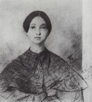 Портрет Ю.П.Соколовой, сестры художника.