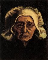 Портрет пожилой крестьянки в белом чепце