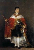 Король Фердинанд VII в королевской мантии