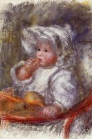 Жан Ренуар в кресле (также известная как Ребенок с печеньем)