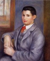 Молодой человек в красном галстуке, Портрет Ёжена Ренуара 