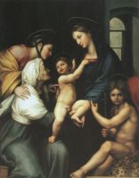Мадонна с младенцем и св. Иоанном Крестителем, св. Елизаветой и св. Екатериной