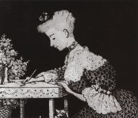 Дама за письменным столом (Анонимное письмо)