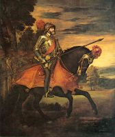 Портрет Карла V верхом на лошади 