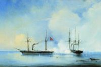 Бой пароходофрегата Владимир с турецко-египетским военным пароходом Перваз-Бахри 5 ноября 1853 года