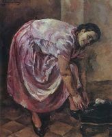 Портрет Натальи Петровны Кончаловской, дочери художника (в розовом платье).