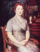 1923 Портрет жены художника Марии Ивановны Машковой. Х., м. 91х70 ЧС, М.