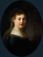 Портрет женщины, вероятно, жена Рембрандта Саскии(1612-1642)