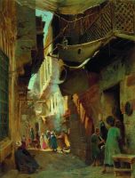Улица в Каире. 1873