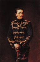 Портрет поручика лейб-гвардии Гусарского полка графа Г.А.Бобринского. 1879