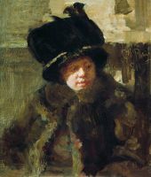 Портрет писательницы Наталии Борисовны Нордман-Северовой, жены художника. 1911