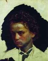 Портрет скульптора И.Я.Гинцбург в молодости. 1871