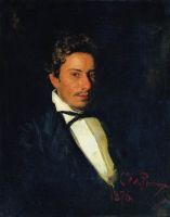 Портрет В.Е.Репина, музыканта, брата художника. 1876