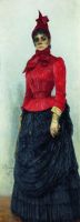 Портрет баронессы В.И.Икскуль фон Гильденбандт. 1889