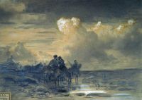 Лошади на водопое. 1867-1869
